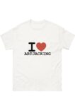 T-Shirt I Love ARTJACKING blanc