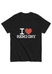 T-shirt I Love Remigny noir